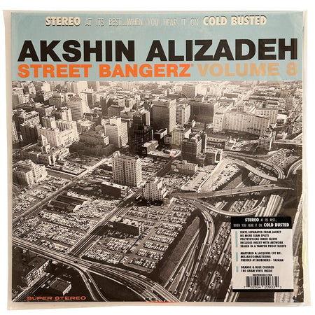 Akshin Alizadeh - Street Bangerz Volume 8 (Remastered) - Damaged - Limited Edition Orange and Blue Colored Double 12 Inch Vinyl - COLD BUSTED