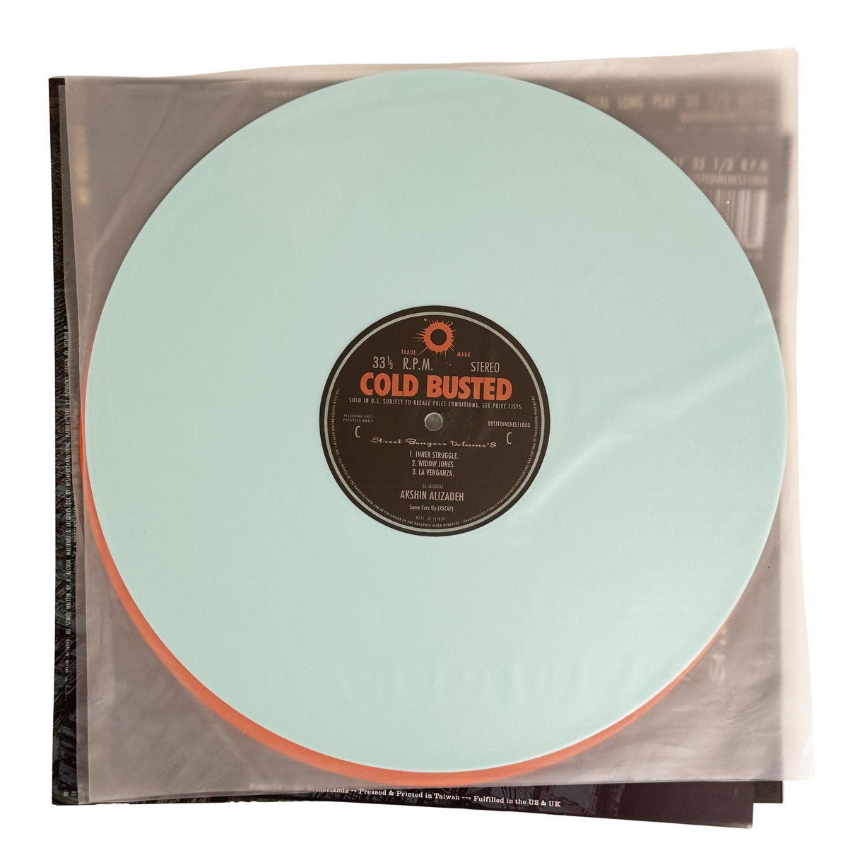 Akshin Alizadeh - Street Bangerz Volume 8 (Remastered) - Damaged - Limited Edition Orange and Blue Colored Double 12 Inch Vinyl - COLD BUSTED