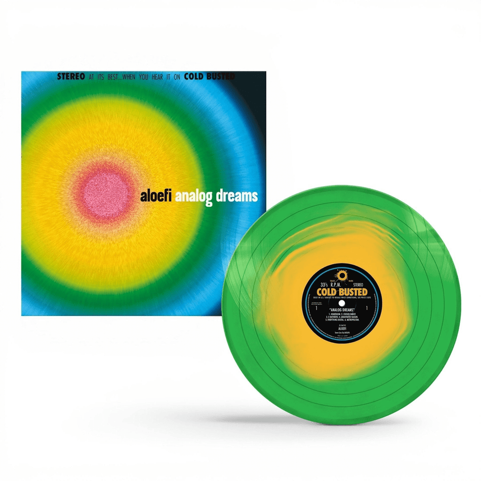 Aloefi - Analog Dreams - Limited Edition Orange In Green Solid Colored Vinyl - COLD BUSTED