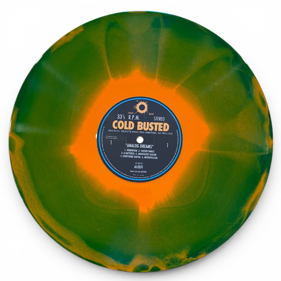 Aloefi - Analog Dreams - Limited Edition Orange In Green Solid Colored Vinyl - 