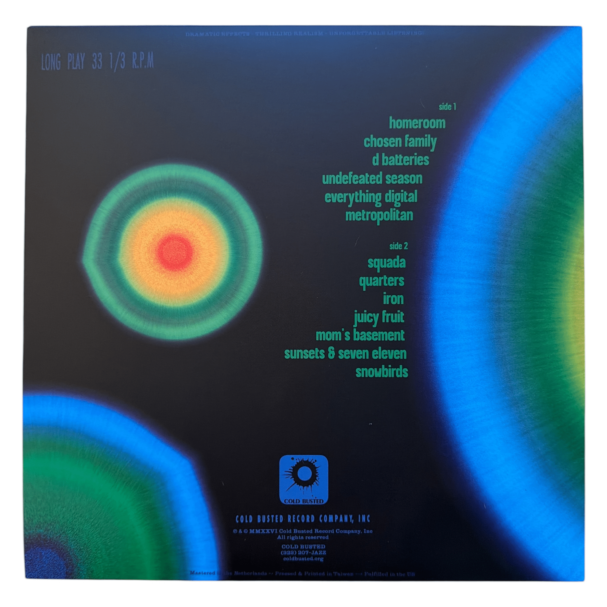 Aloefi - Analog Dreams - Limited Edition Orange In Green Solid Colored Vinyl - 
