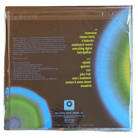 Aloefi - Analog Dreams - Limited Edition Orange In Green Solid Colored Vinyl - 