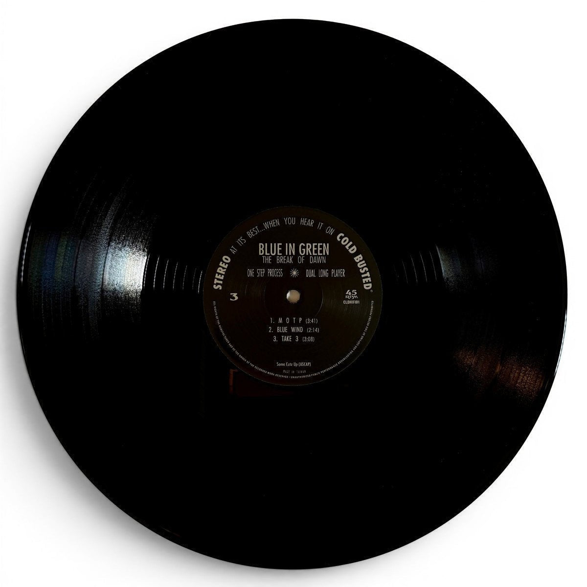 Blue In Green - The Break Of Dawn • 45 RPM One Step - COLD BUSTED