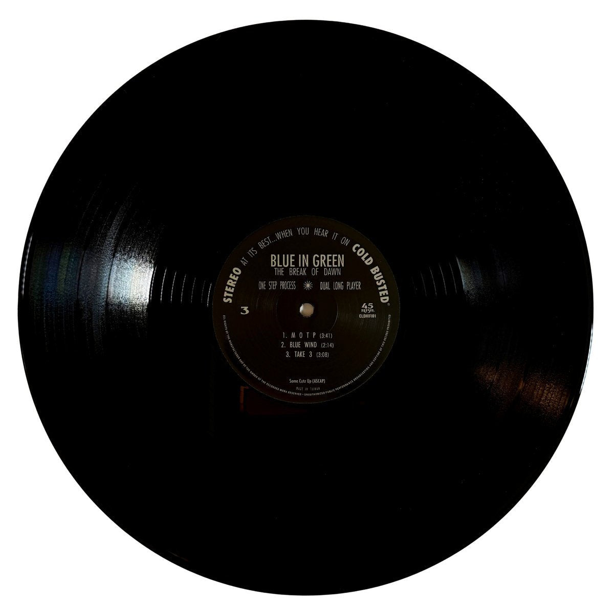 Blue In Green - The Break Of Dawn • 45 RPM One Step - Limited Edition Black Double 12 Inch 45 RPM One Step Process - COLD BUSTED