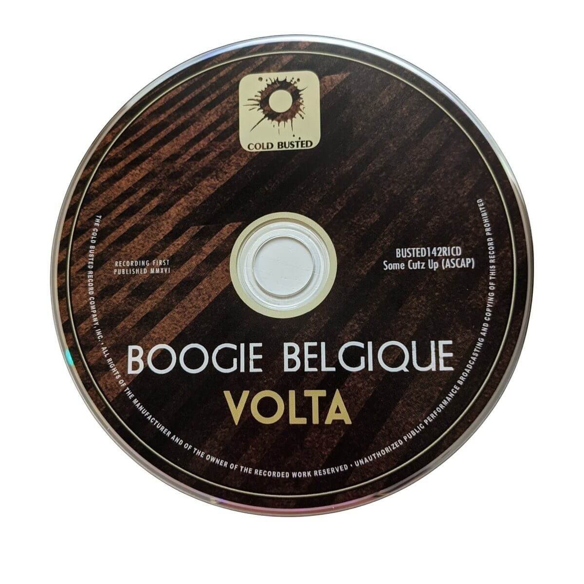 Boogie Belgique - Volta - Limited Edition Gold Colored 12 Inch Vinyl - 