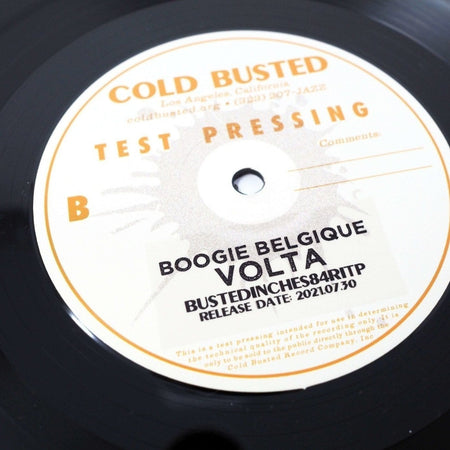 Boogie Belgique - Volta - Limited Edition Gold Colored 12 Inch Vinyl - 