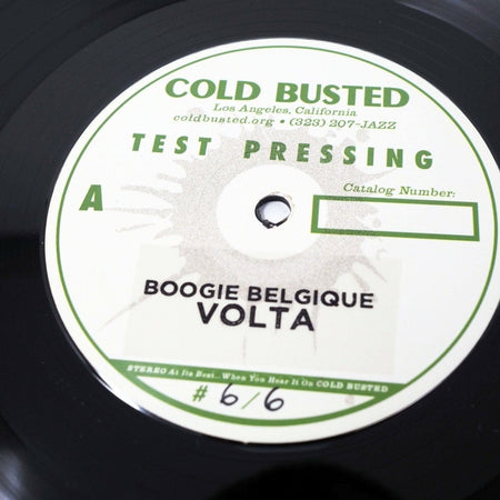 Boogie Belgique - Volta - Limited Edition Gold Colored 12 Inch Vinyl - 
