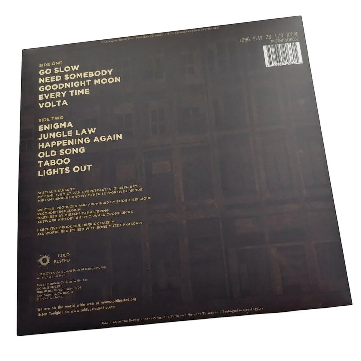 Boogie Belgique - Volta - Limited Edition Gold Colored 12 Inch Vinyl - 