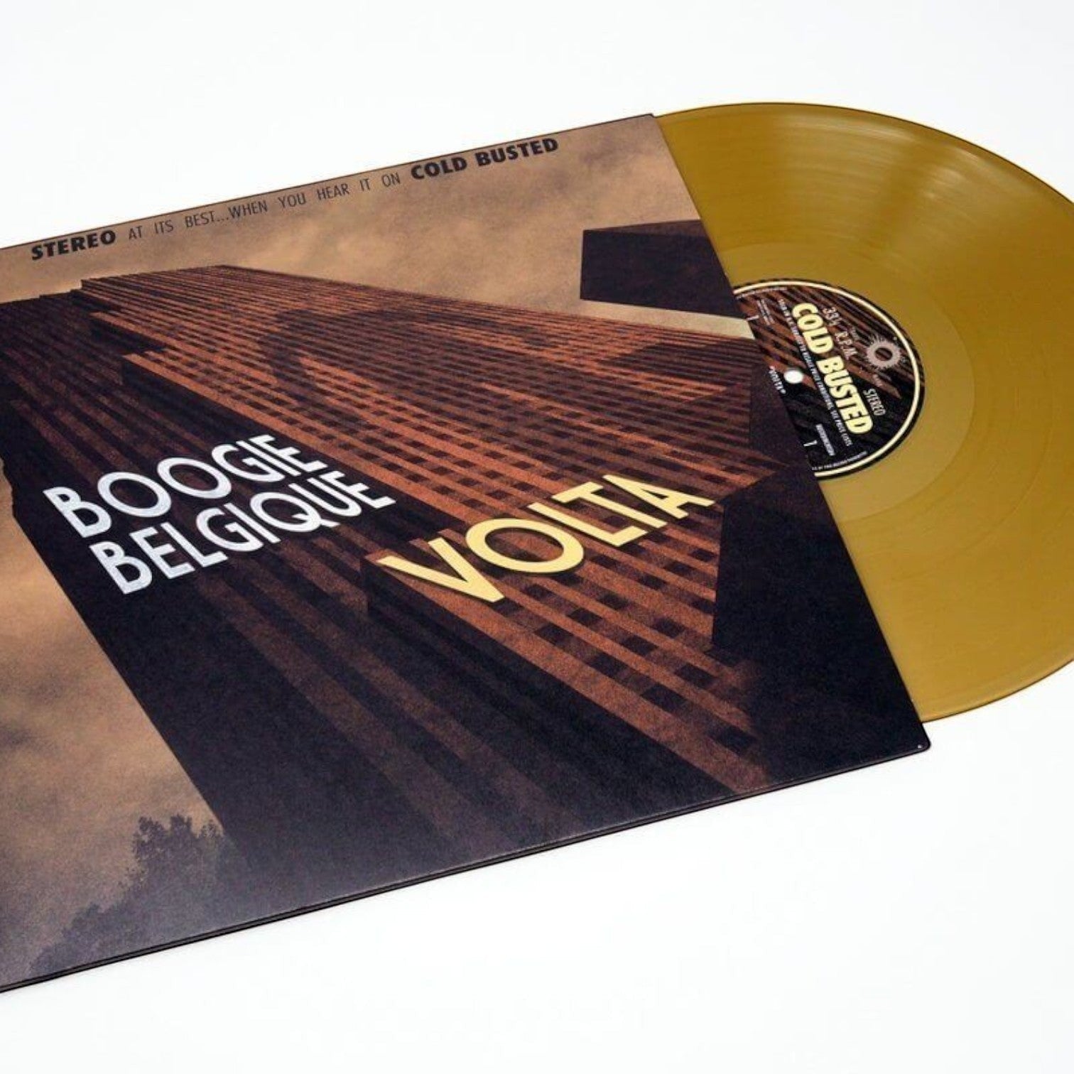Boogie Belgique - Volta - Limited Edition Gold Colored 12 Inch Vinyl - 