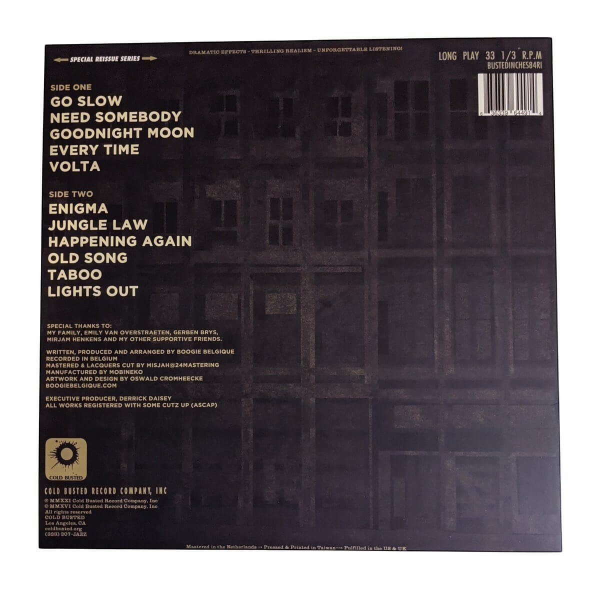 Boogie Belgique - Volta - Limited Edition Gold Colored 12 Inch Vinyl - 