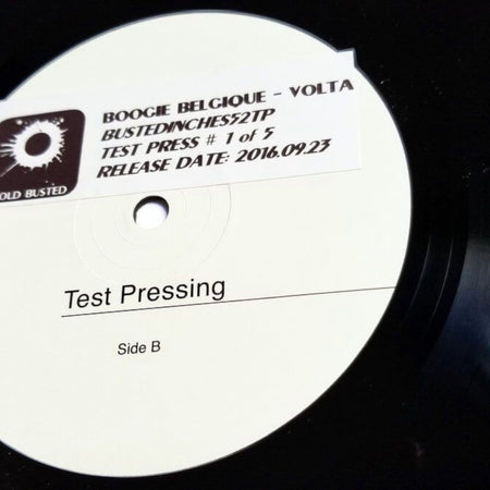 Boogie Belgique - Volta - Limited Edition Gold Colored 12 Inch Vinyl - 