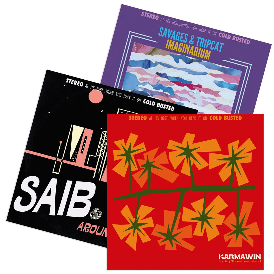 Cold Busted International Flavor Stack - Limited Edition Orange Colored 12 Inch Vinyl - Limited Edition Clear Colored Double 12 Inch Vinyl - Limited Edition 12 Inch Vinyl COLD BUSTED