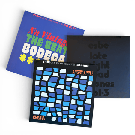 Cold Busted Laid - Back Beats Stack - 12 Inch Black Vinyl - Limited Edition White Colored 12 Inch Vinyl - Limited Edition Transparent Clear Colored Double 12 Inch Vinyl COLD BUSTED