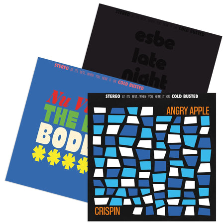 Cold Busted Laid - Back Beats Stack - 12 Inch Black Vinyl - Limited Edition White Colored 12 Inch Vinyl - Limited Edition Transparent Clear Colored Double 12 Inch Vinyl COLD BUSTED