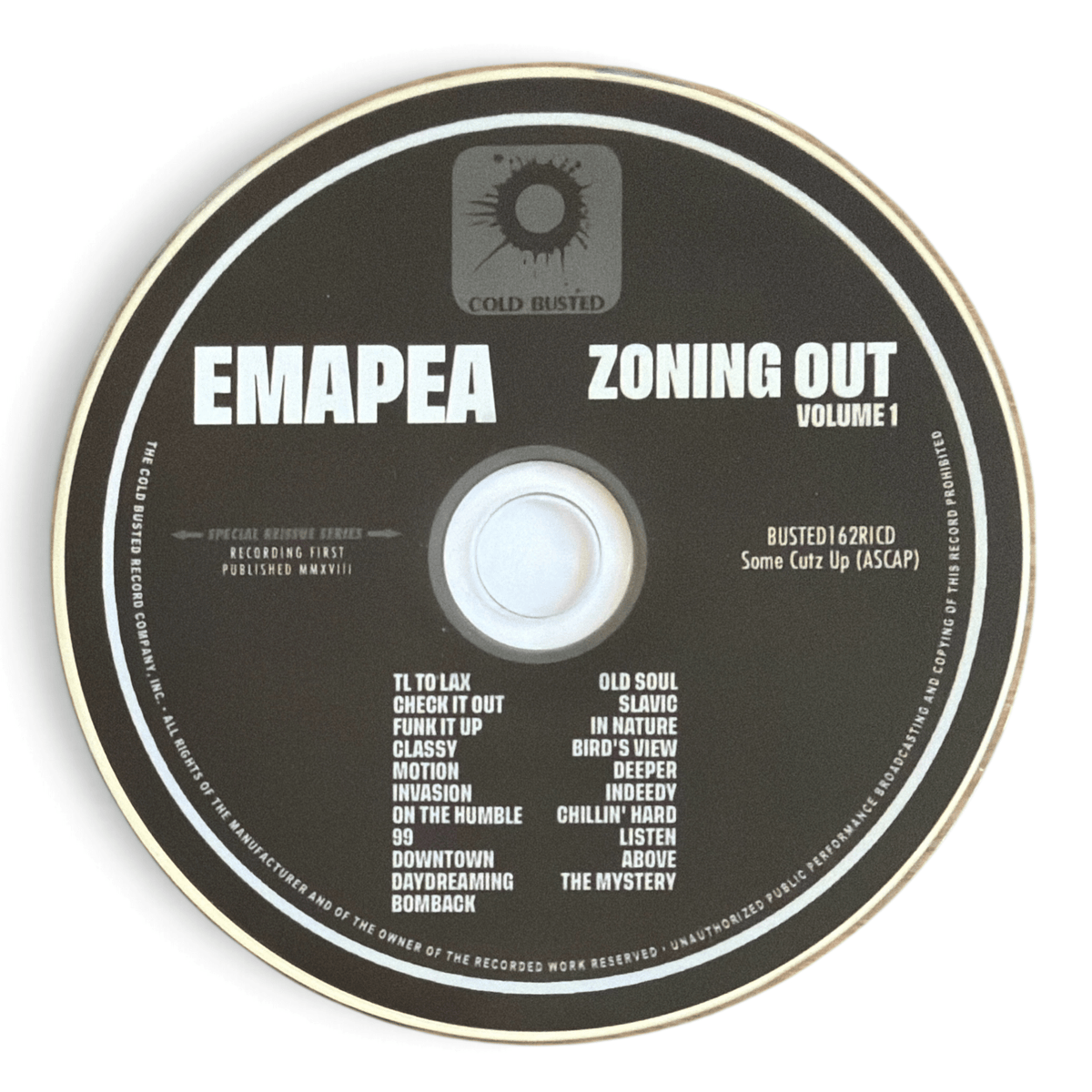 Cold Busted Zoning Out Compact Disc Stack - 