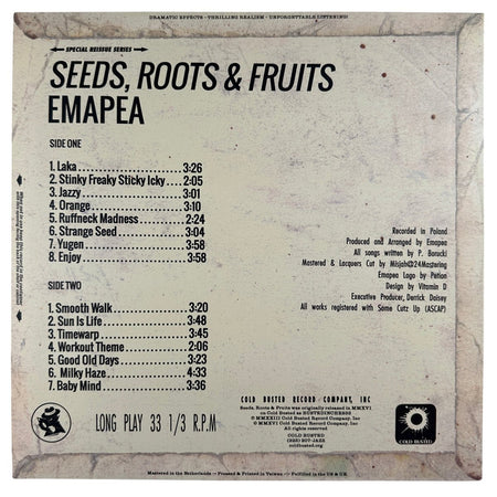 Emapea - Seeds, Roots & Fruits - Special Reissue Series Green 12 Inch Vinyl - COLD BUSTED