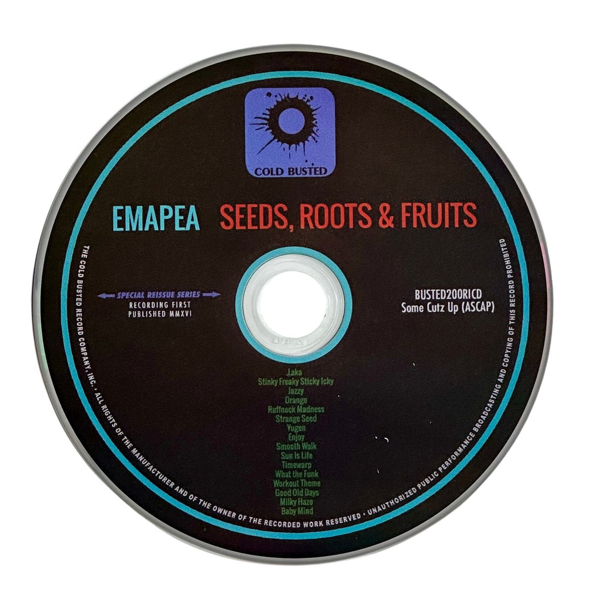 Emapea - Seeds, Roots & Fruits - Special Reissue Compact Disc - COLD BUSTED