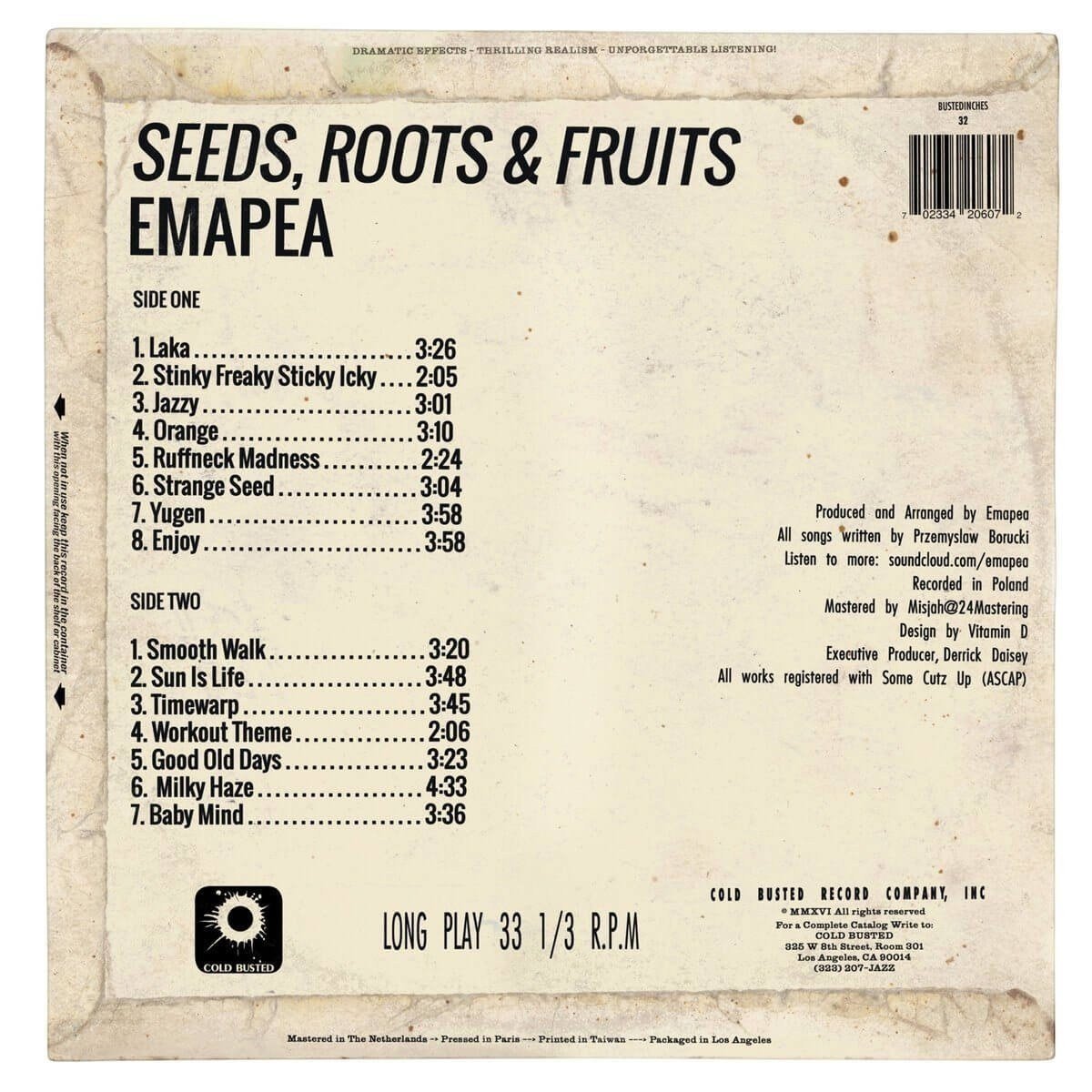 Emapea - Seeds, Roots & Fruits - Limited Edition Double Compact Disc - 