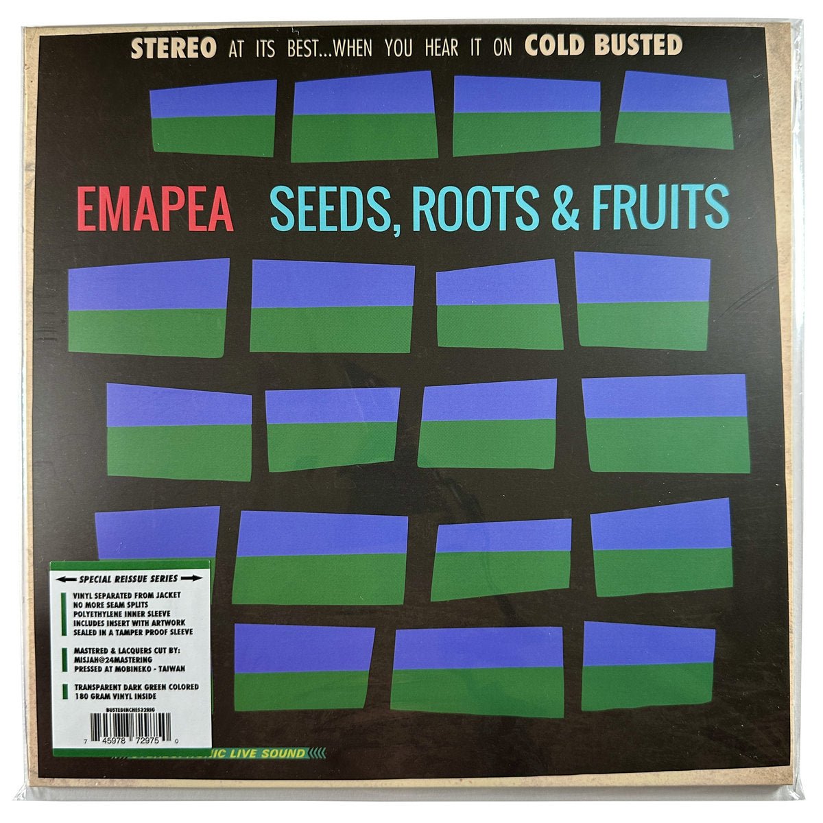 Emapea - Seeds, Roots & Fruits - Damaged - Special Reissue Series Green 12 Inch Vinyl - COLD BUSTED