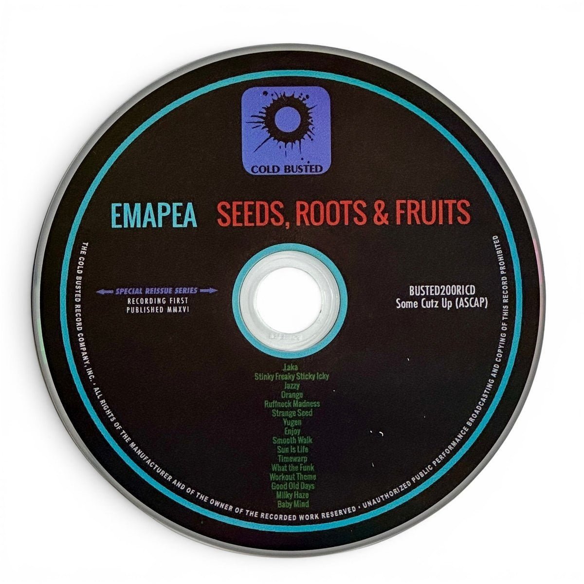 Emapea - Seeds, Roots & Fruits - Special Reissue Series Compact Disc - COLD BUSTED