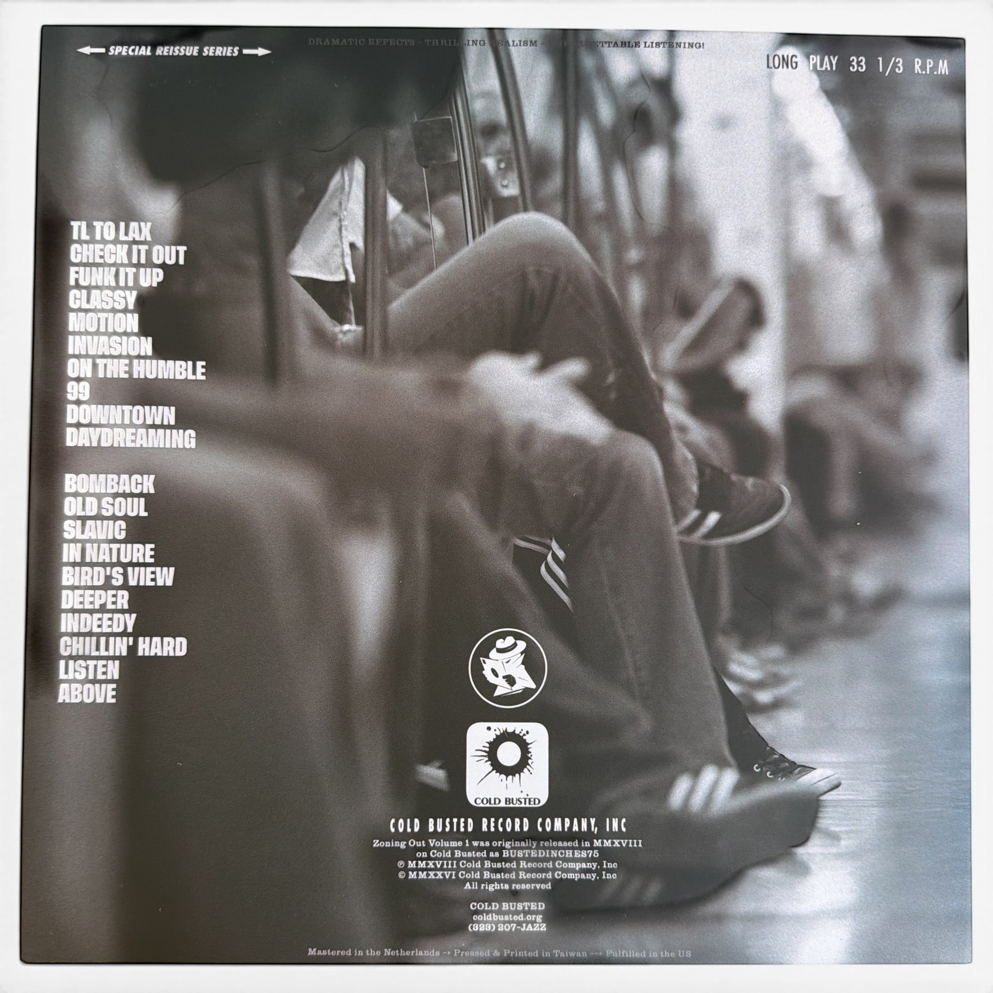 Emapea - Zoning Out Volume 1 - Special Reissue Series Transparent Yellow 12 Inch Vinyl - COLD BUSTED