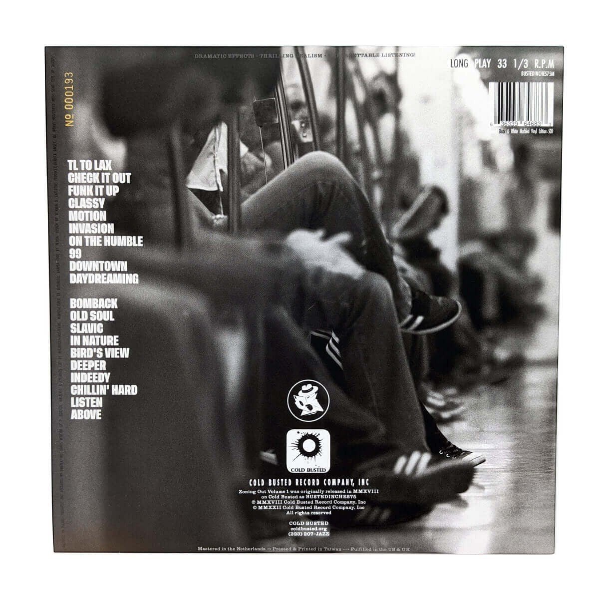 Emapea - Zoning Out Volume 1 - Special Reissue Series Transparent Yellow 12 Inch Vinyl - COLD BUSTED