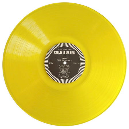 Emapea - Zoning Out Volume 1 - Special Reissue Series Transparent Yellow 12 Inch Vinyl - COLD BUSTED
