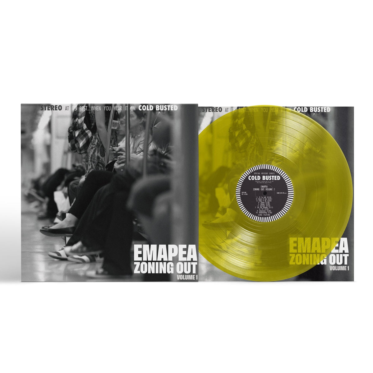 Emapea - Zoning Out Volume 1 - Special Reissue Series Transparent Yellow 12 Inch Vinyl - COLD BUSTED