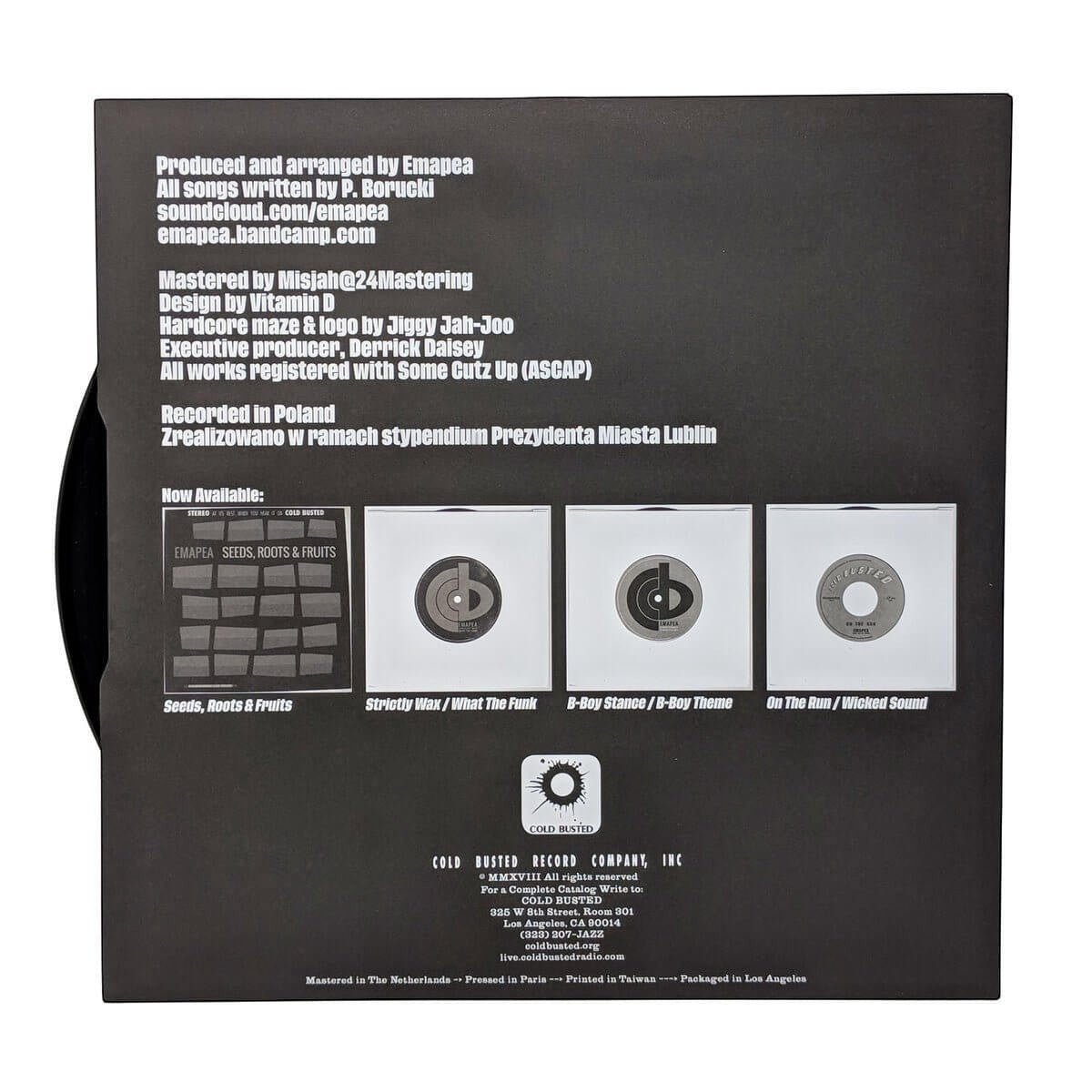 Emapea - Zoning Out Volume 1 - Special Reissue Series Transparent Yellow 12 Inch Vinyl - COLD BUSTED