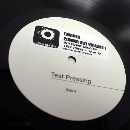 Emapea - Zoning Out Volume 1 - Special Reissue Series Transparent Yellow 12 Inch Vinyl - COLD BUSTED
