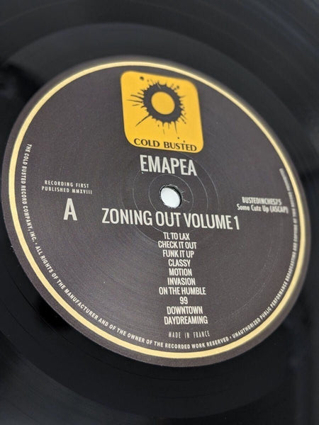Emapea - Zoning Out Volume 1 - Special Reissue Series Transparent Yellow 12 Inch Vinyl - COLD BUSTED