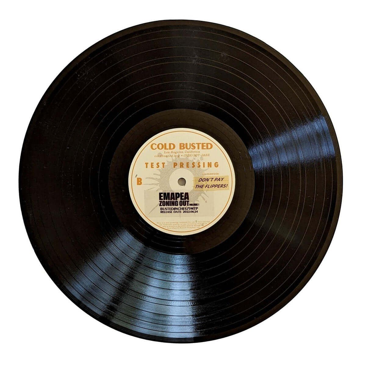 Emapea - Zoning Out Volume 1 - Special Reissue Series Transparent Yellow 12 Inch Vinyl - COLD BUSTED