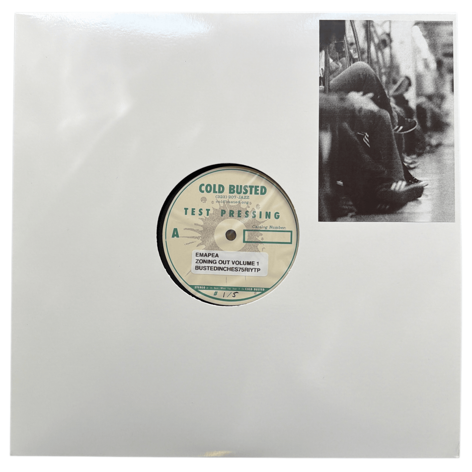 Emapea - Zoning Out Volume 1 - Special Reissue Series Limited Edition 12 Inch Vinyl Test Pressing - COLD BUSTED