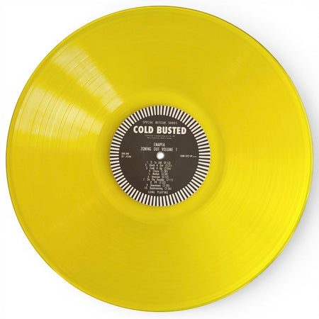 Emapea - Zoning Out Volume 1 - Special Reissue Series Transparent Yellow 12 Inch Vinyl - 