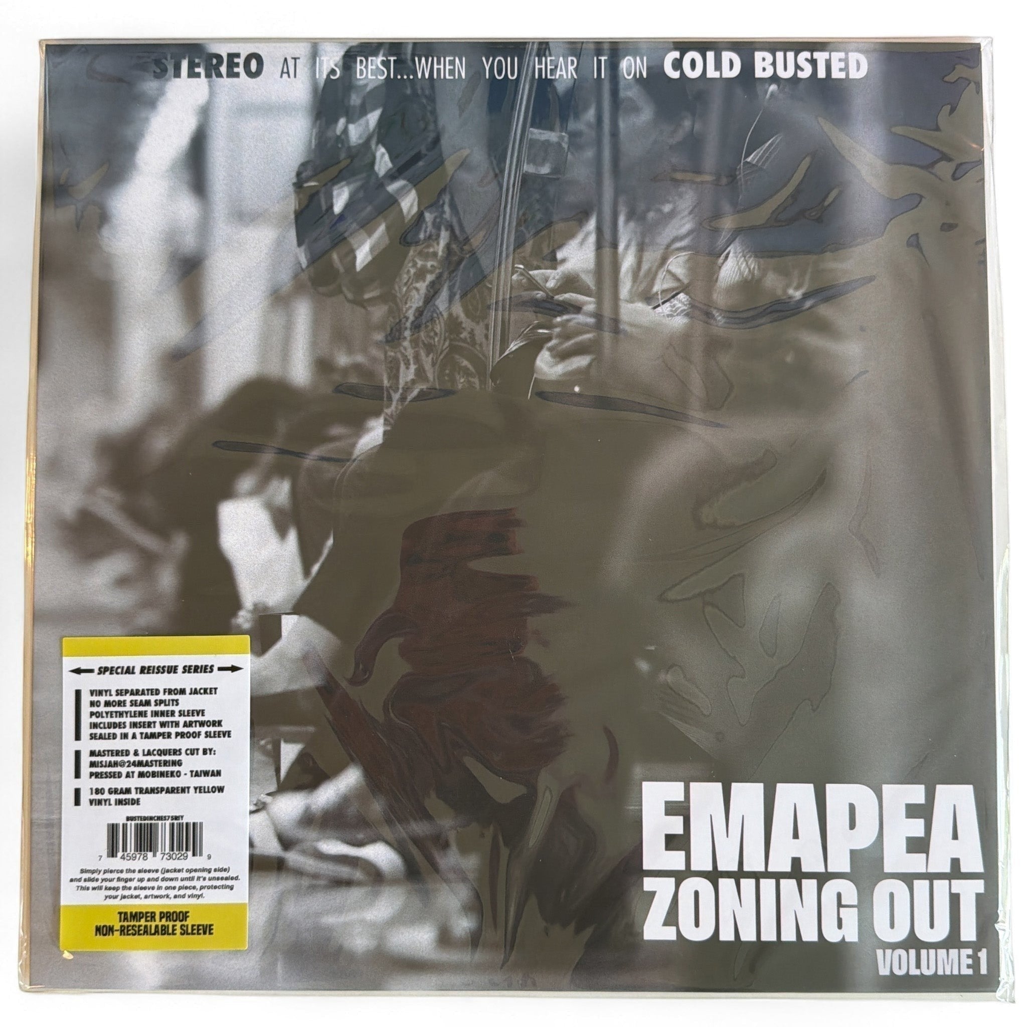 Emapea - Zoning Out Volume 1 - Special Reissue Series Transparent Yellow 12 Inch Vinyl - 