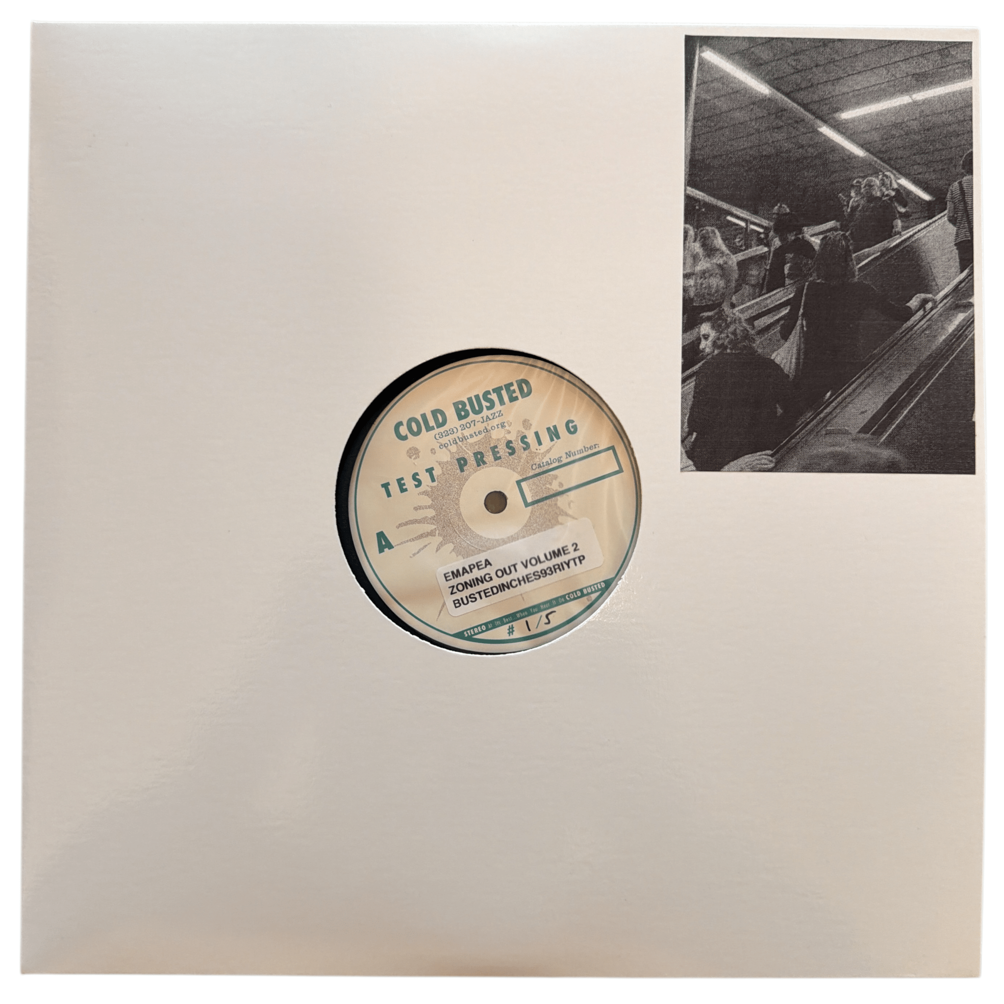 Emapea - Zoning Out Volume 2 - Special Reissue Series Limited Edition 12 Inch Vinyl Test Pressing - COLD BUSTED