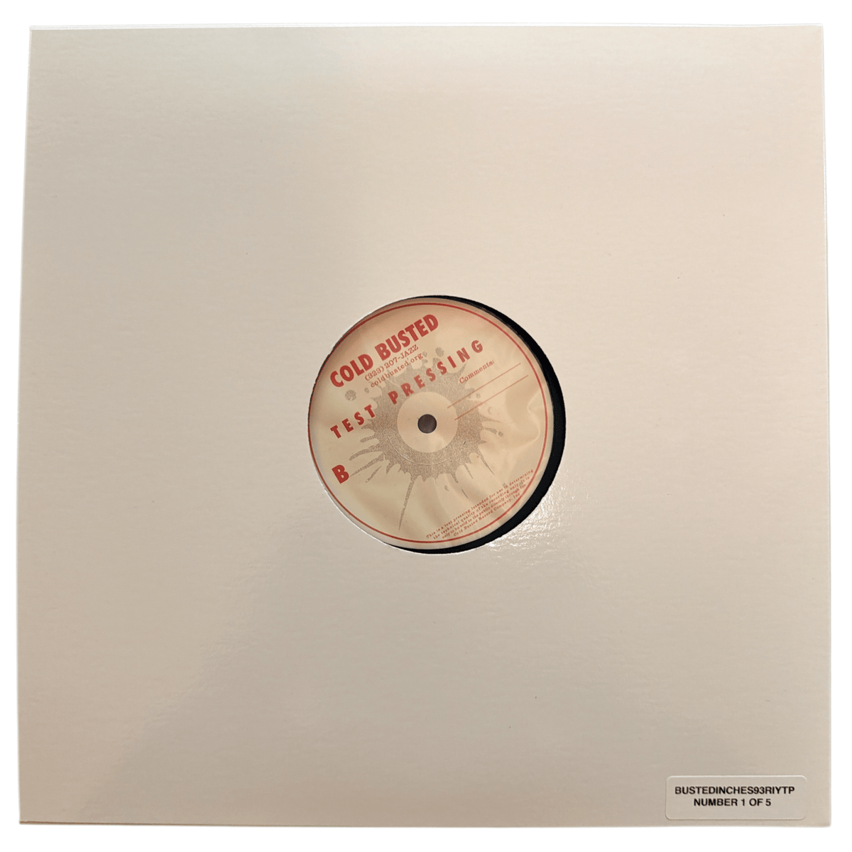Emapea - Zoning Out Volume 2 - Special Reissue Series Limited Edition 12 Inch Vinyl Test Pressing - COLD BUSTED