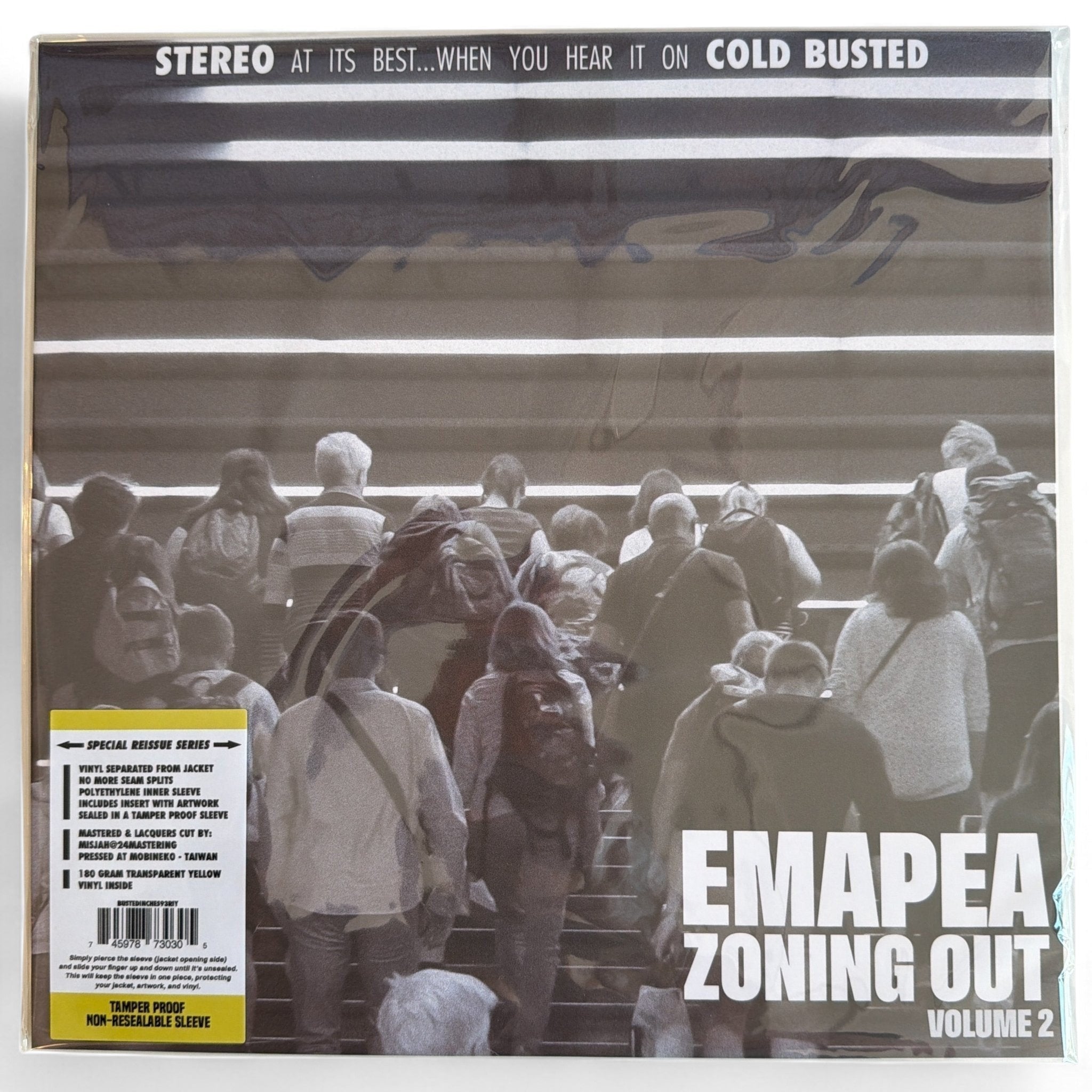 Emapea - Zoning Out Volume 2 - Special Reissue Series Transparent Yellow 12 Inch Vinyl - 