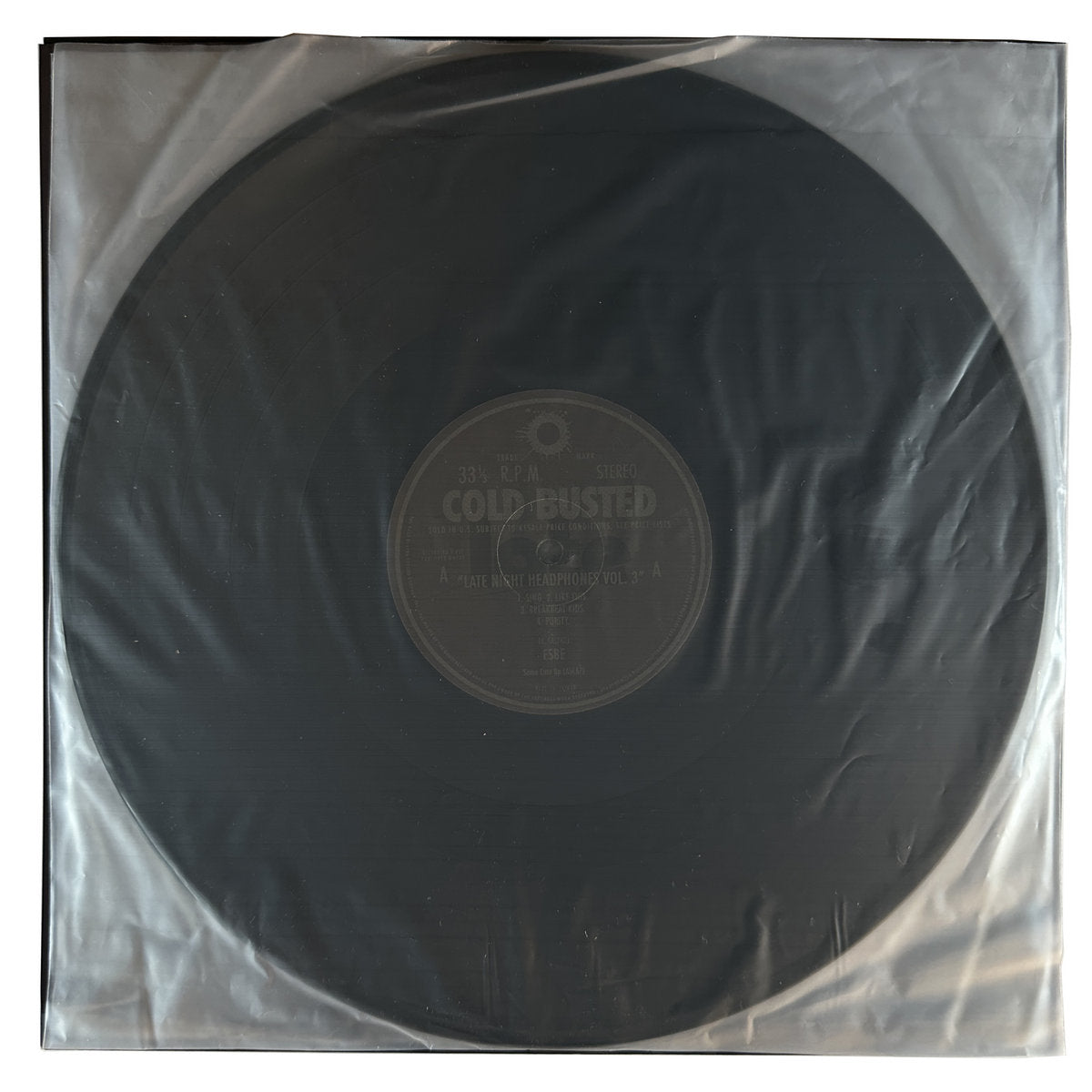Esbe - Late Night Headphones Vol. 3 - Limited Edition Black Double 12 Inch Vinyl - COLD BUSTED