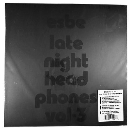 Esbe - Late Night Headphones Vol. 3 - Limited Edition Transparent Clear Colored Double 12 Inch Vinyl - COLD BUSTED