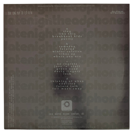 Esbe - Late Night Headphones Vol. 3 - Limited Edition Transparent Clear Colored Double 12 Inch Vinyl - COLD BUSTED