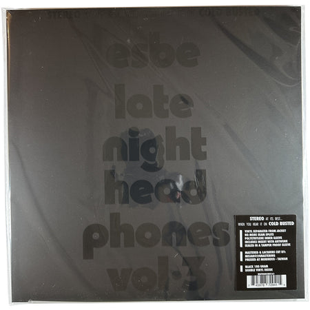 Esbe - Late Night Headphones Vol. 3 - Limited Edition Black Double 12 Inch Vinyl - COLD BUSTED