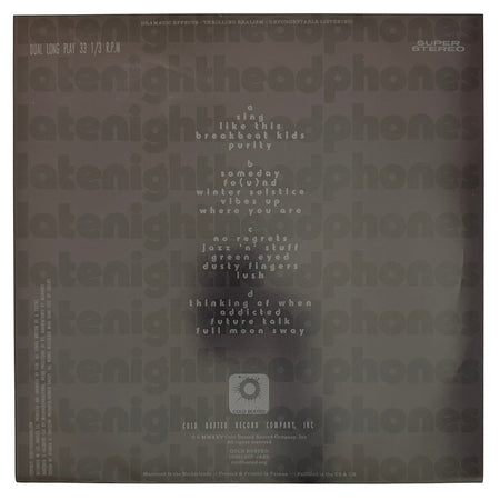 Esbe - Late Night Headphones Vol. 3 - Limited Edition Black Double 12 Inch Vinyl - 