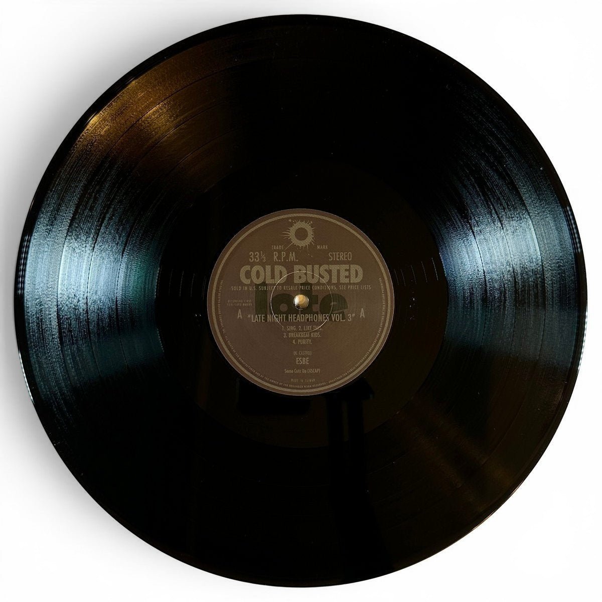 Esbe - Late Night Headphones Vol. 3 - Limited Edition Black Double 12 Inch Vinyl - 