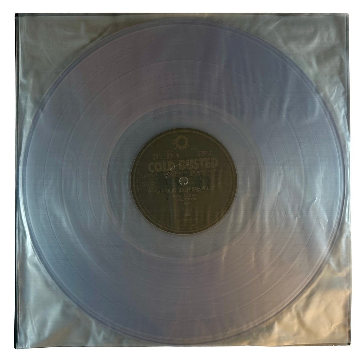 Esbe - Late Night Headphones Vol. 3 - Limited Edition Transparent Clear Colored Double 12 Inch Vinyl - 
