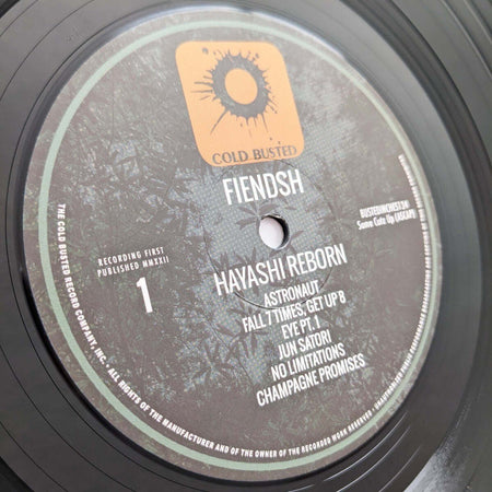 Fiendsh - Hayashi Reborn - Limited Edition 12 Inch Vinyl - COLD BUSTED