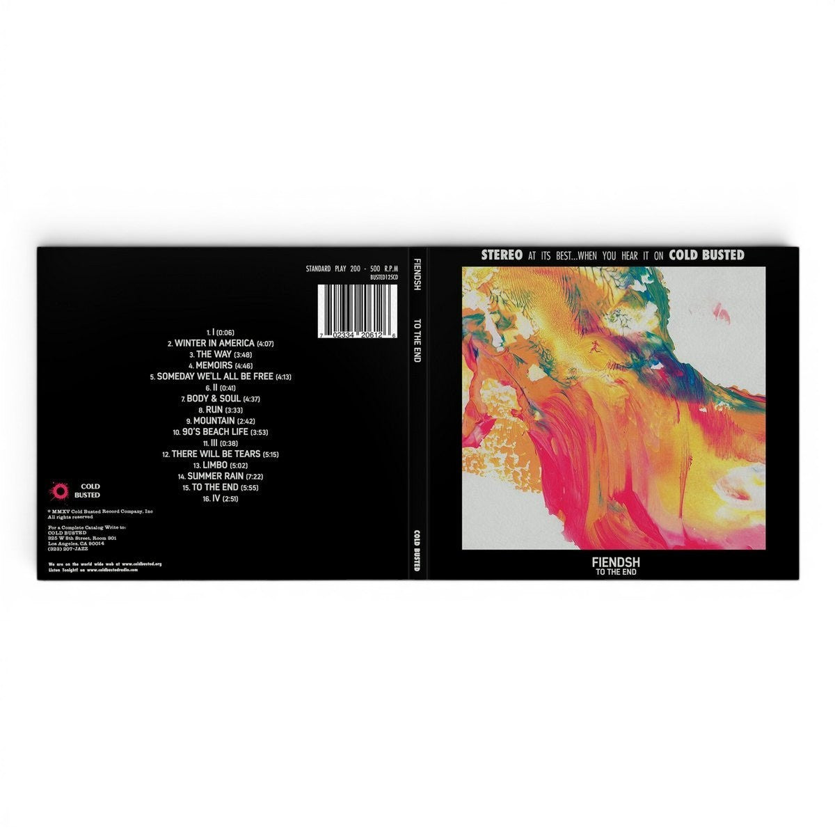Fiendsh - To The End - Limited Edition Compact Disc - Cold Busted