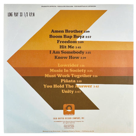 Goodge - Soul Spectrums - Limited Edition Black 12 Inch Vinyl - COLD BUSTED