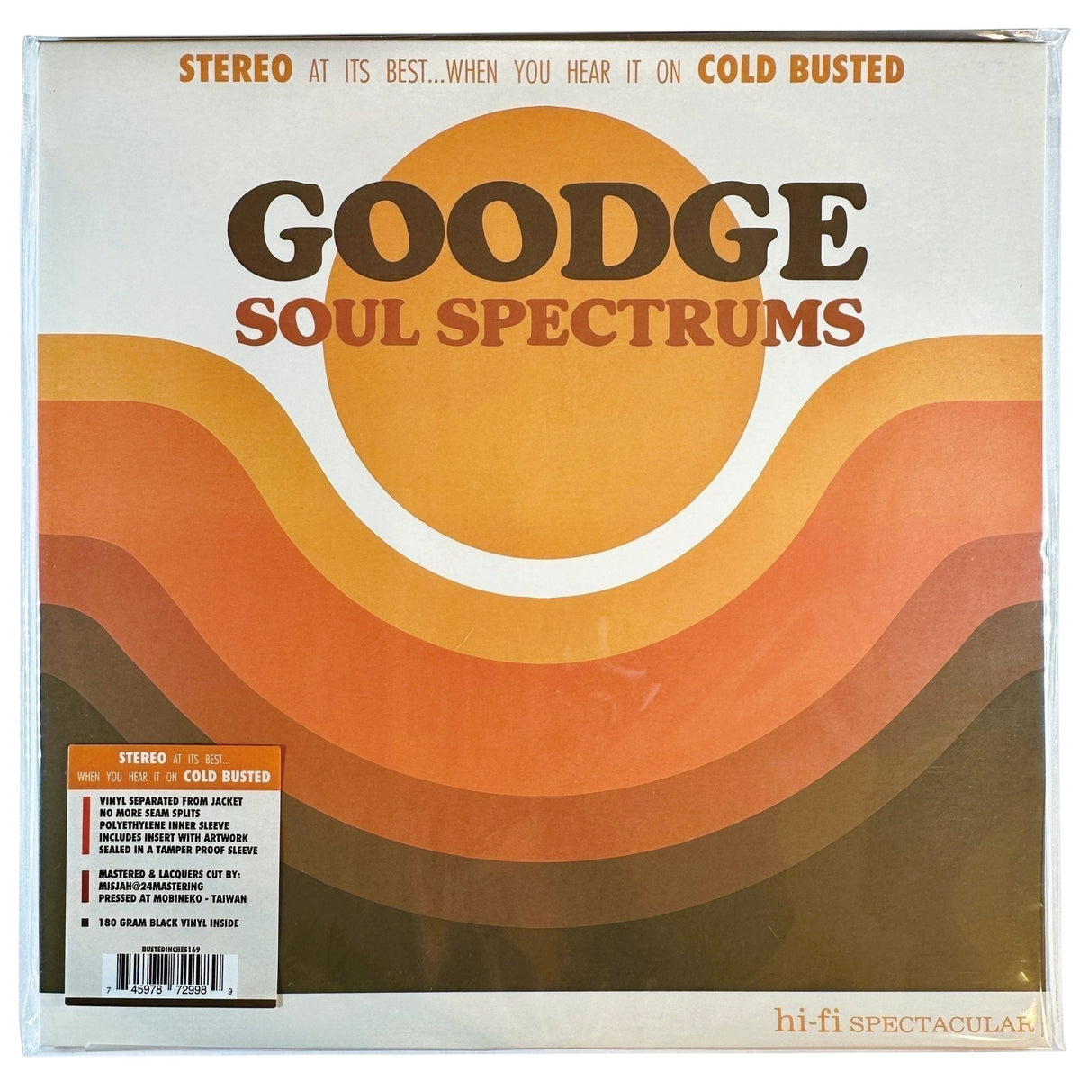 Goodge - Soul Spectrums - Limited Edition Black 12 Inch Vinyl - COLD BUSTED