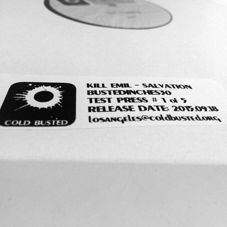 Kill Emil - Salvation - Limited Edition 12 Inch Vinyl Test Pressing - Cold Busted